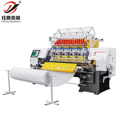 3.5KW PLC Komputerisasi Multi Jarum Quilting Mesin Kunci jahitan