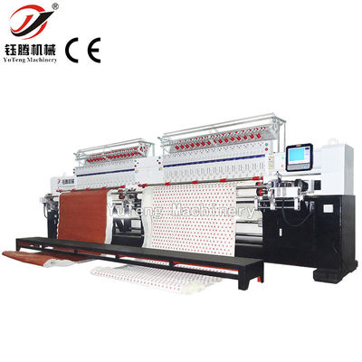 High Precision Computerized Quilting Embroidery Machine Otomatis Untuk Pakaian Tempat Tidur