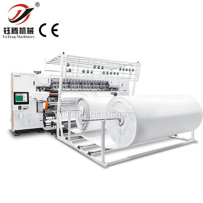Quilting Industri Komputerisasi Mesin Jahit Multi Needle Mattress Looper Kecepatan Tinggi