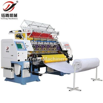 Multi Needle Lock Stitch Quilting Machine Presisi Tinggi 380V 50HZ 3 Fase