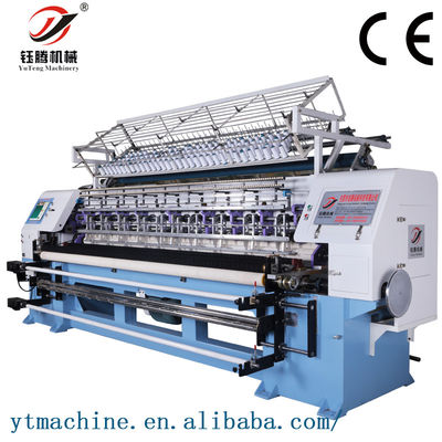 Comforter Lock Stitch Quilting Machine Komputerisasi Lebar 3300mm