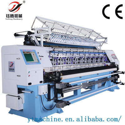 Comforter Lock Stitch Quilting Machine Komputerisasi Lebar 3300mm