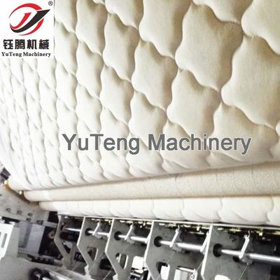 Otomatis 96 Inch Pabrik Menggunakan Multi Jarum Looper Komputer Kasur Selimut Mesin Quilting