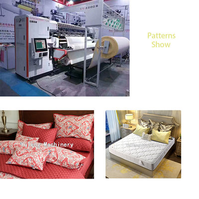 Otomatis Komputerisasi Non Shuttle Chain Stitch Multi Needle Quilting Machine Untuk Kasur