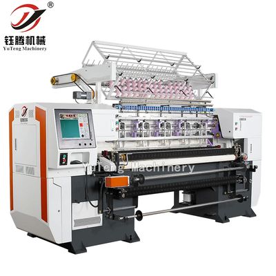 Kedalaman Quilting 25mm Mesin Jahit Pola Komputerisasi Shuttle Kecepatan Tinggi Untuk Tekstil Rumah