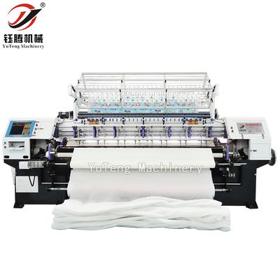 Pabrik Gunakan Komputer Shuttle Lock Stitch Multi Jarum Quilting Machine Untuk Quilt Tempat Tidur Membuat Produk