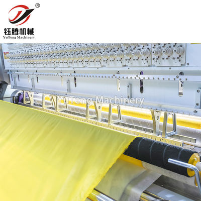 Mesin Jahit Percepatan Tinggi Industri Komputerisasi Ganda Baris Rotary Hook Quilting