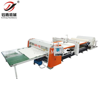 Industri Kecepatan Tinggi 3000 RPM Otomatis Kontinyu Makan Single Jarum Quilting Mesin Untuk Kasur Kain Dengan 80mm Max Ketebalan Jahit