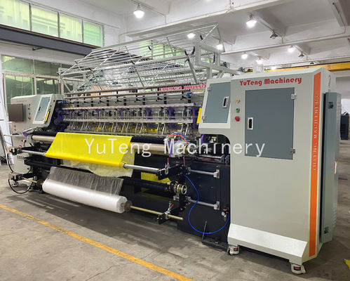 Komputerisasi Lock Stitch Quilting Machine dengan 20-200 m/jam Produksi Kecepatan, 1650/2000/2450MM Quilting Lebar dan 100-1400 rpm Kecepatan disesuaikan