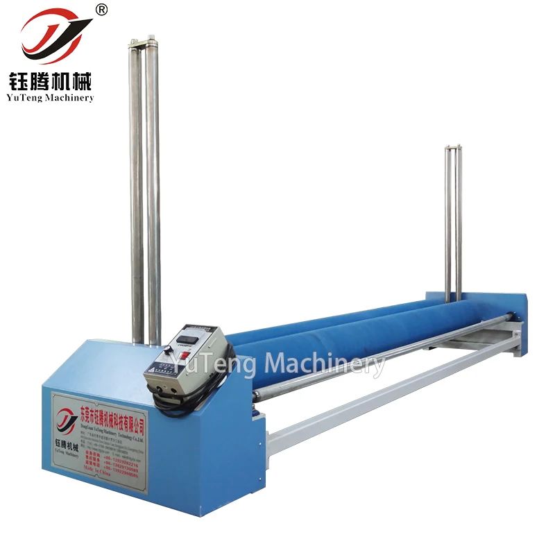 60Hz Fabric Roller Machine Untuk Foam Cloth Fabric Leather Dengan Lebar Winding Dalam 2500mm